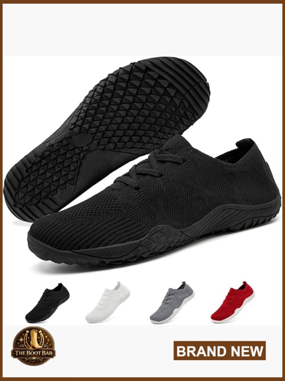 Women's Barefoot Athletic Sneakers Zero Drop Trail Running Shoes Lightweight